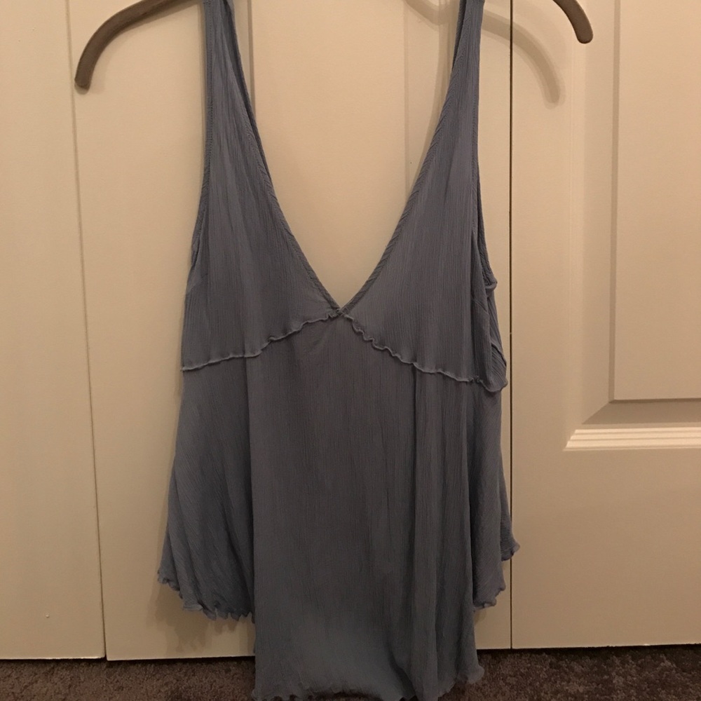 Free people blue top